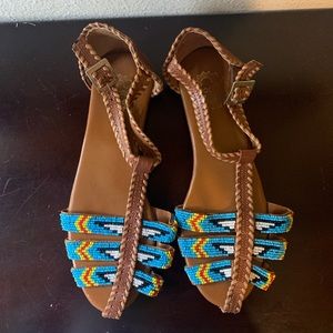 Beaded sandals